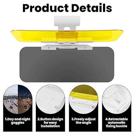 Anti-Glare Visor For Car
