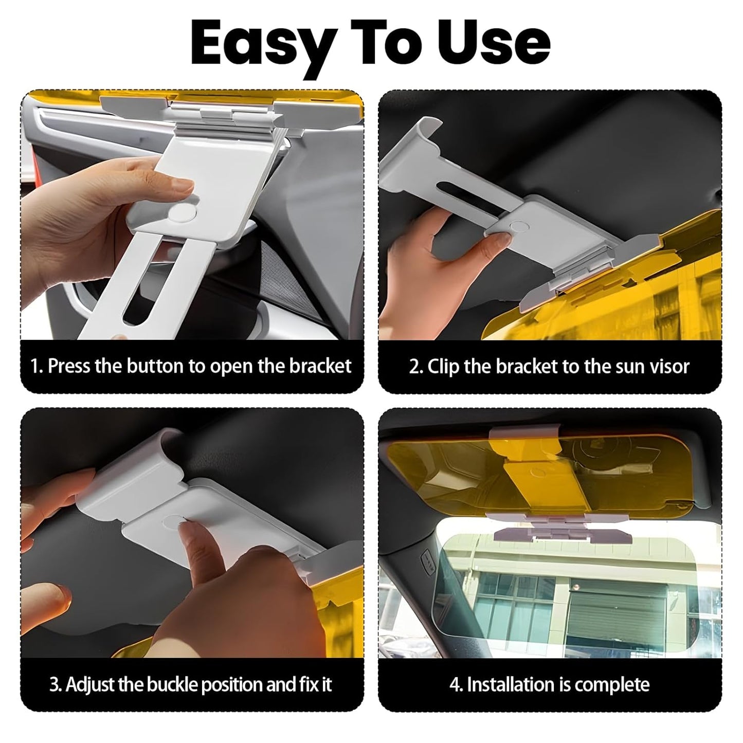 Anti-Glare Visor For Car